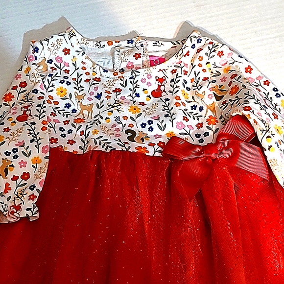 GOODLAD (NEW) GIRLS 9MO, 2 PC DRESS & UNDERPANTS. - Picture 3 of 10